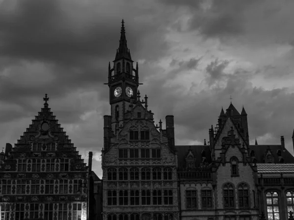Ciudad Vieja Gent Bélgica — Foto de Stock