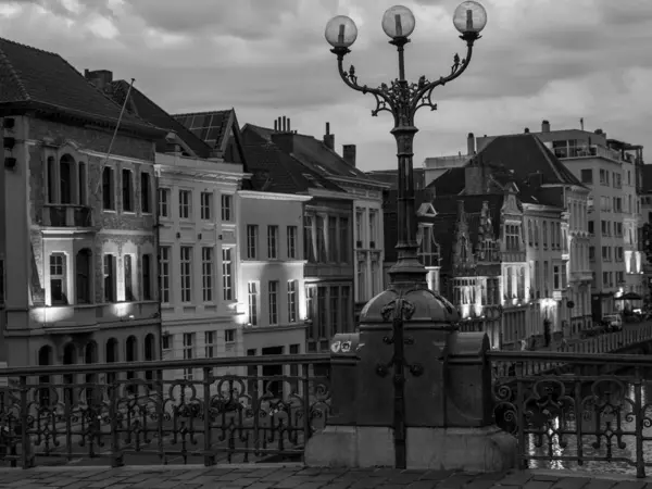 Старый Город Гент Бельгии — стоковое фото