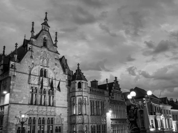 Staré Město Gent Belgii — Stock fotografie