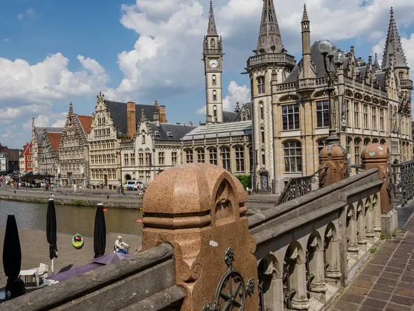 Orașul Vechi Gent Din Belgia — Fotografie, imagine de stoc