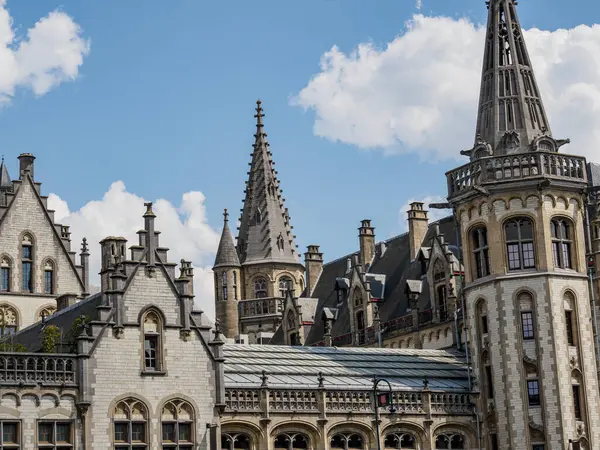 stock image The old city of Gent in Belgium