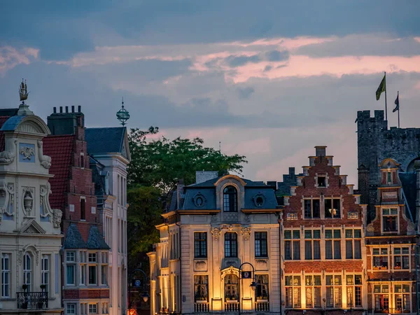 Cidade Velha Gent Bélgica — Fotografia de Stock