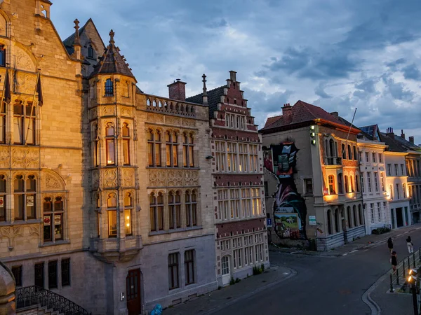 Belçika Nın Eski Kenti Gent — Stok fotoğraf