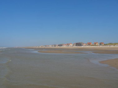 Belçika 'nın kuzey sahilindeki De Haan plajı.