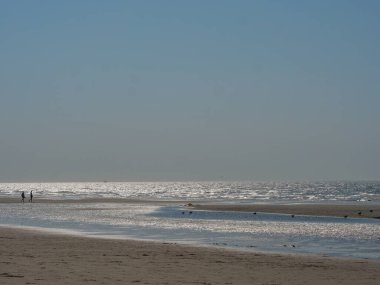 Belçika 'nın kuzey sahilindeki De Haan plajı.