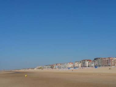 Belçika 'nın kuzey sahilindeki De Haan plajı.