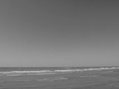 Belçika 'nın kuzey sahilindeki De Haan plajı.