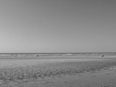 Belçika 'nın kuzey sahilindeki De Haan plajı.