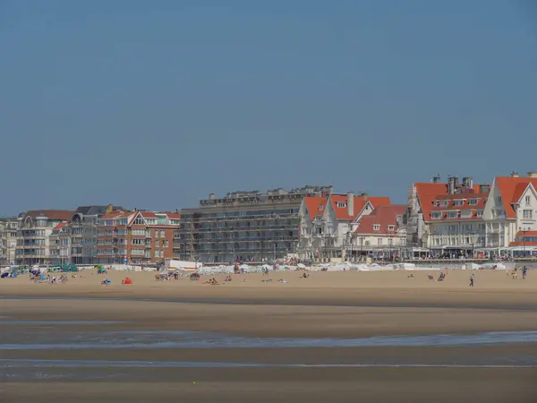 Het Strand Van Haan Aan Belgische Noordzeekust — Stockfoto