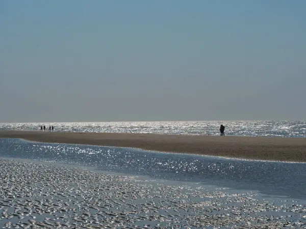 Belçika Nın Kuzey Sahilindeki Haan Plajı — Stok fotoğraf