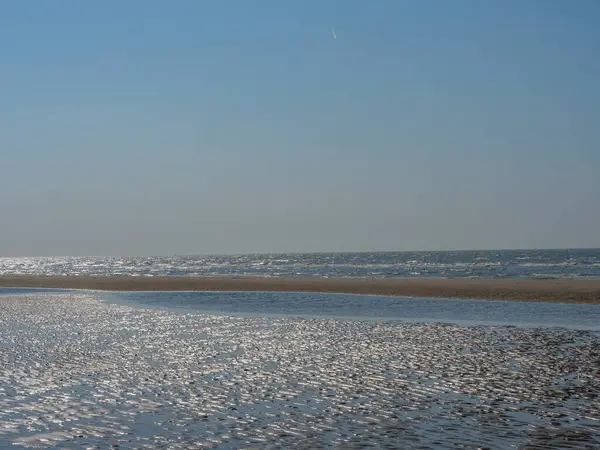 Playa Haan Costa Belga Del Mar Del Norte — Foto de Stock