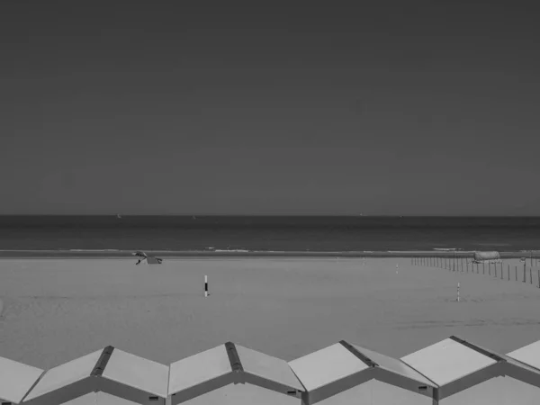 ベルギー北海岸のデ ハーンのビーチ — ストック写真