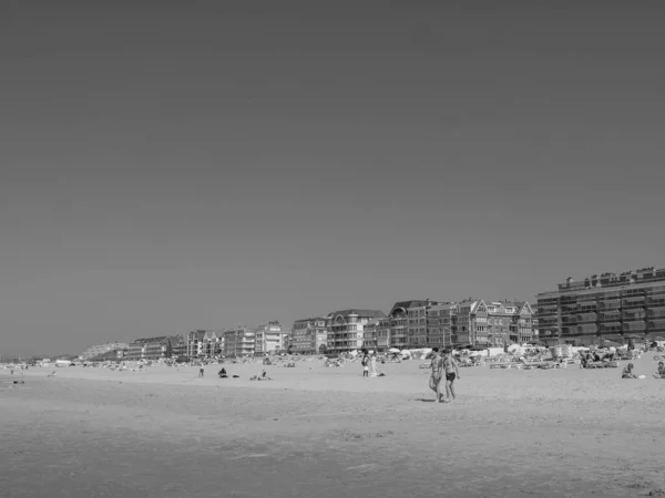 Plaja Haan Coasta Belgiană Mării Nord — Fotografie, imagine de stoc