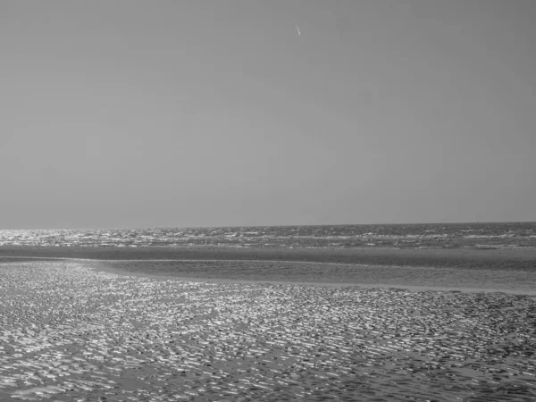 位于比利时北海岸的德哈安海滩 — 图库照片
