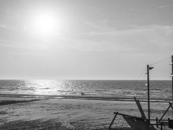 Playa Haan Costa Belga Del Mar Del Norte — Foto de Stock