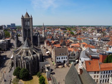 Belçika 'nın eski kenti Gent.