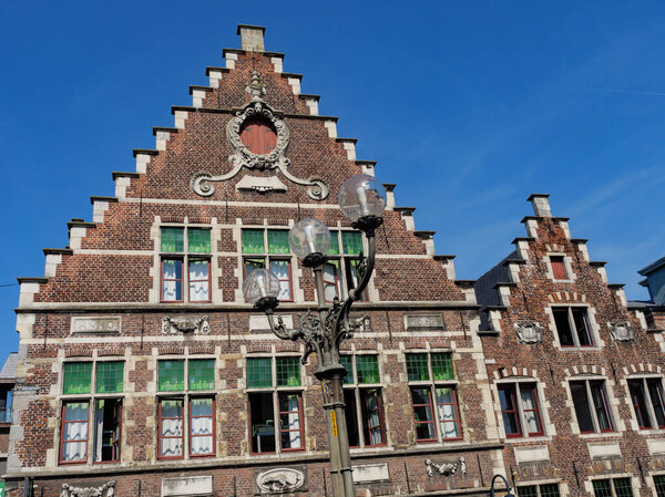 The old city of Gent in belgium