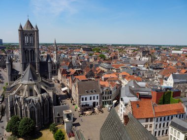 Belçika 'nın eski kenti Gent.