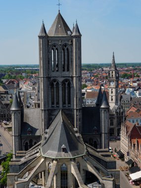 Belçika 'nın eski kenti Gent.