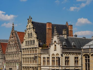 Belçika 'nın eski kenti Gent.