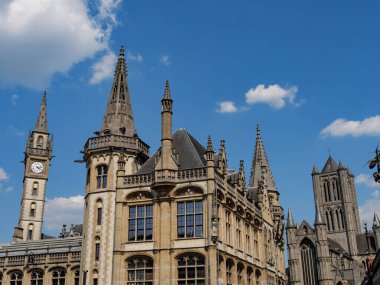 Belçika 'nın eski kenti Gent.