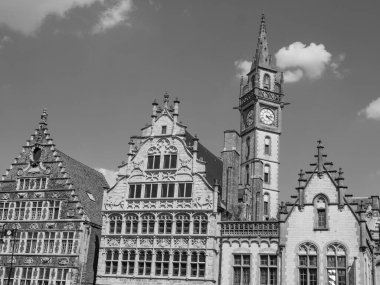 Belçika 'nın eski kenti Gent.