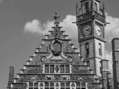 Belçika 'nın eski kenti Gent.