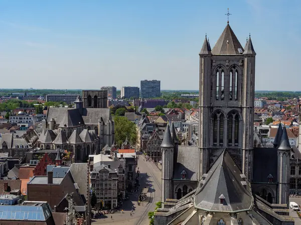 stock image The old city of Gent in belgium