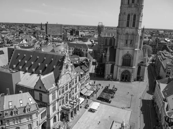Παλιά Πόλη Της Gent Στο Βέλγιο — Φωτογραφία Αρχείου