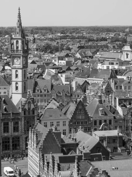 Belçika Nın Eski Kenti Gent — Stok fotoğraf