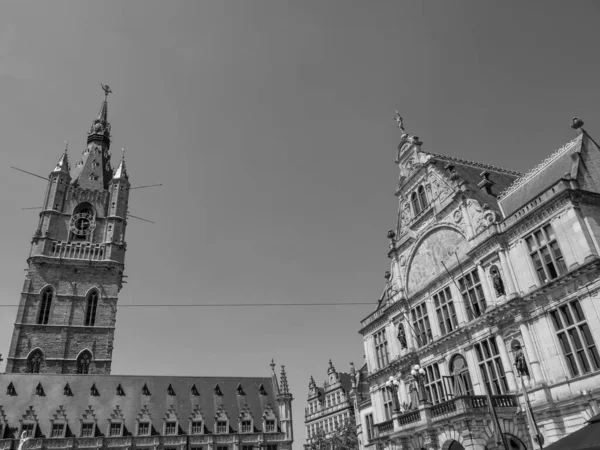 Cidade Velha Gent Bélgica — Fotografia de Stock
