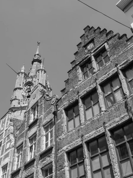 Città Vecchia Gent Belgio — Foto Stock