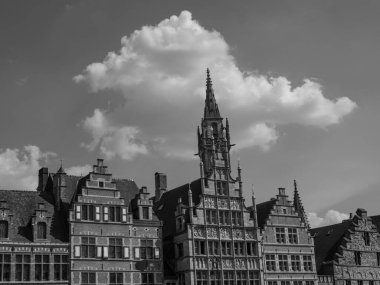 Belçika 'nın eski kenti Gent.