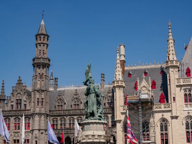 Belçika 'nın eski Bruges kenti.