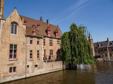 Belçika 'nın eski Bruges kenti.