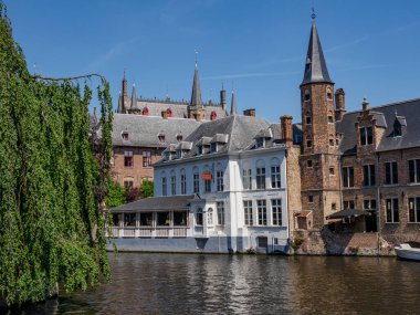 Belçika 'nın eski Bruges kenti.