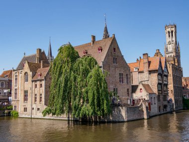 Belçika 'nın eski Bruges kenti.