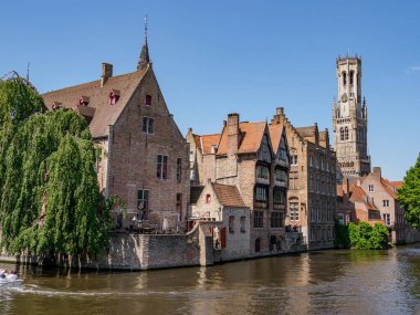 Belçika 'nın eski Bruges kenti.