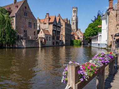 Belçika 'nın eski Bruges kenti.