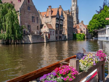 Belçika 'nın eski Bruges kenti.