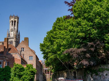 Belçika 'nın eski Bruges kenti.