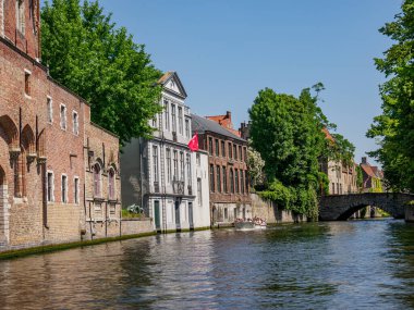 Belçika 'nın eski Bruges kenti.