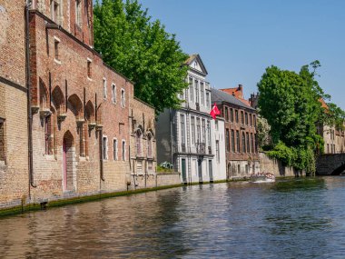 Belçika 'nın eski Bruges kenti.