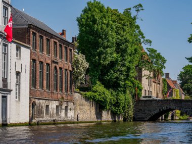 Belçika 'nın eski Bruges kenti.