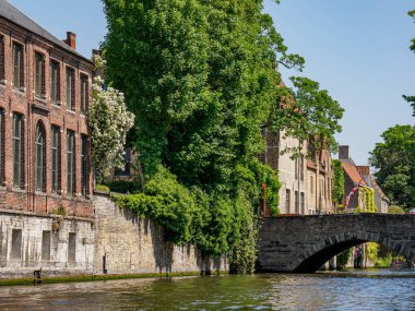 Belçika 'nın eski Bruges kenti.