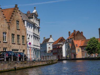 Belçika 'nın eski Bruges kenti.