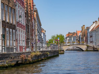 Belçika 'nın eski Bruges kenti.