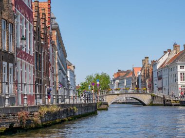Belçika 'nın eski Bruges kenti.