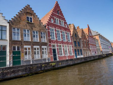 Belçika 'nın eski Bruges kenti.