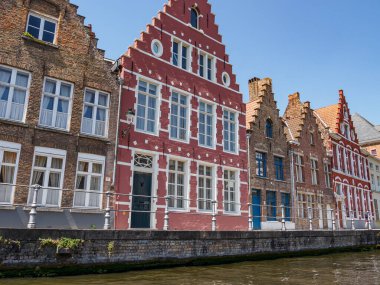 Belçika 'nın eski Bruges kenti.